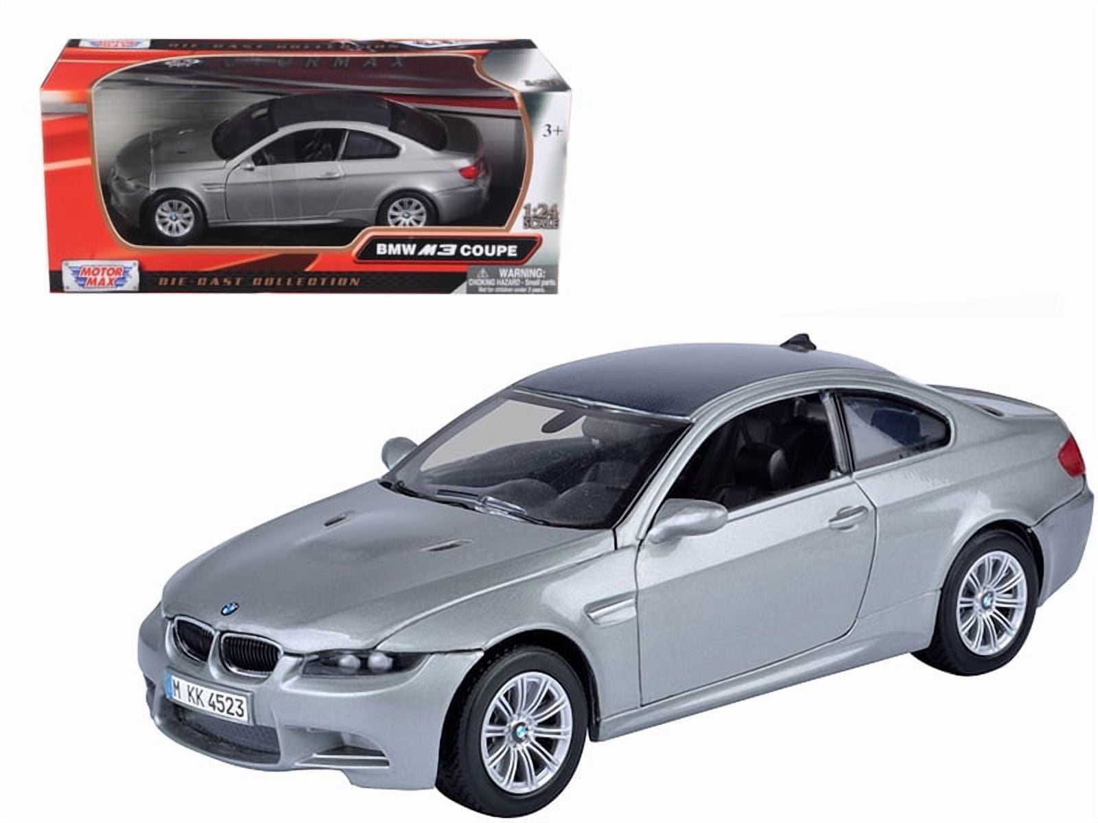 BMW Z3 M Roadster Silver 1/18 Diecast Car Model by Bburago