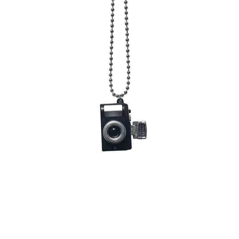 Handmade Keychain Camera Lens Photographer Camera Art Pendant Charm Pendant Car Circle Key Rings Gift Bag Hanging Buckle