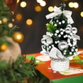 thumbnail image 6 of EGNMCR Small Christmas Tree,Tabletop Mini Xmas Tree,9" Artificial Little Potted for Christmas Decor,Suitable for Weddings, Holidays, Christmas and Other Festivals, 6 of 6