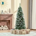 thumbnail image 2 of HOMCOM Arbre de Noël en Flocage avec Baies Rouges, Pommes de Pin, Vert, 2 of 10