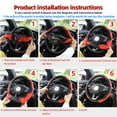 thumbnail image 4 of PU Carbon Fiber Leather Car Steering Wheel Cover without Inner Ring Suitable for 14.5-15 Inches of Automotive Supplies, 4 of 9