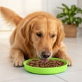 thumbnail image 6 of 2-in-1 Slow Feeder Lick Mat Bowl, Anti-Anxiety Interactive Puzzle Feeder, Durable Non-Slip Slow Eating Dish for Dog Cat Daily Mental Stimulation, 6 of 7