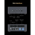 thumbnail image 6 of MINISFORUM Venus UM790 Pro Mini PC AMD Ryzen 9 7940HS Barebone Version, 2xUSB4/ 2xHDMI Micro PC, 6 of 8