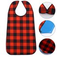 thumbnail image 3 of Adult Bib Reusable Washable Bib Eating Bib Clothing Protector for Men Women, 3 of 8