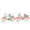 thumbnail image 1 of Gibobby Decoraciones Nuevos productos Colgante de 2021 Forma de bicicleta Decoración navideña y colgantes(Red), 1 of 5