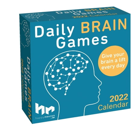 Andrews Mcmeel 2022 Daily Brain Games 5.31" x 5.39" Day to Day Calendar