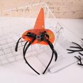 thumbnail image 4 of 6 Piezas Diadema de Sombrero de Bruja, Diademas de Halloween, Tocado de Estrella de Calavera de Araña, Tocado de Mujer para Niños, para Decoración de Halloween, 4 of 5