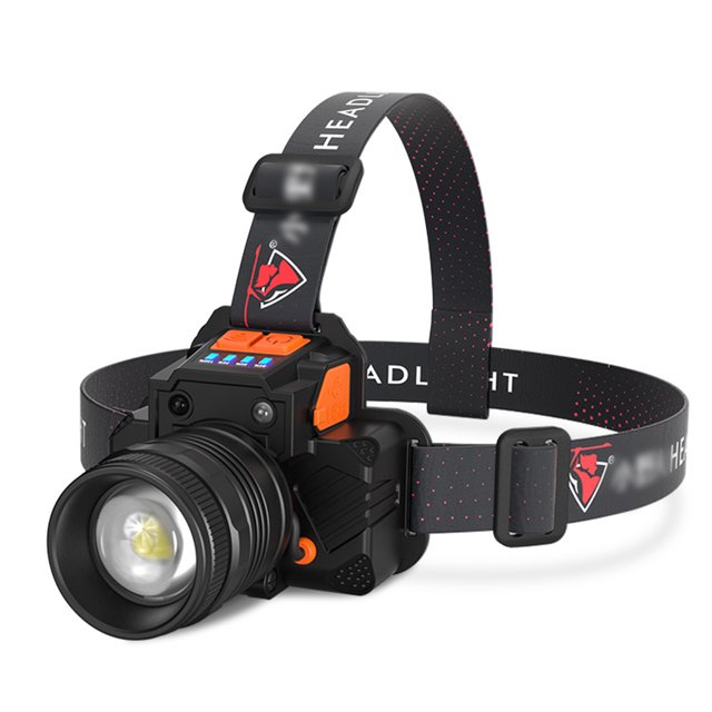 Soidarity Linterna frontal de alto brillo para exteriores, linterna frontal con carga USB, luz ajustable para la frente, linterna impermeable Ropa Deportiva, Zapatos No.01