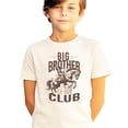 thumbnail image 2 of Big Brother Club Shirt for Boys Western Cowboy Yee Haw Sibling Announcement Rodeo Tee Natural Shirt 3T, 2 of 8
