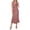 Light Pink, variant on Arlun Summer Satin Cowl Neck Midi Dress for Women 2026 Elegant Formal Spaghetti Strap Backless Wedding Guest Dresses Stylish Plain Color Waisted Flowy Long Party Dress Brown S