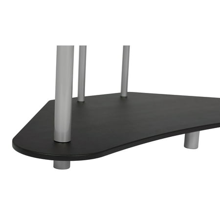 Calico Designs - Arch Tower Computer Desk - Black/Silver