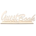 thumbnail image 1 of Guest Book Table Sign Wooden Freestanding Guestbook Sign Wedding Party Decoration, 1 of 9