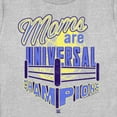 thumbnail image 2 of Women's WWE Moms Are Universal Champions  Graphic Tee Athletic Heather X Large, 2 of 4
