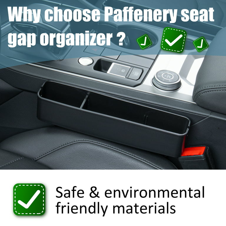  Paffenery Car Seat Gap Filler Organizer Storage Box for Car Seat  Organizer Between Seats, Car Organizers and Storage Front Seat Gap, 2 Pack  Universal Fit : Automotive