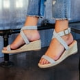 thumbnail image 7 of Comfort by Brinley Co. Womens Woven Espadrille Wedge, 7 of 7