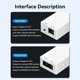 thumbnail image 2 of 2 Puertos Gigabit POE Repetidor 1 A 2 PoE Extender con IEEE802.3af/At Protección de Iluminación PlugandPlay 48V 30W, 2 of 5