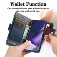 thumbnail image 4 of Allytech Galaxy S22 Ultra Wallet Case, Premium PU Leather Folio Flip Cover Folding Stand Shockproof Full Body Protection Magnetic Clasp Cards Holder Case for Samsung Galaxy S22 Ultra 6.8" - Darkblue, 4 of 7