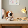 thumbnail image 5 of Large Head Puppy Plush Toy, Cute Big Eyed Dog Stuffed Animal, Soft Companion Doll for Relaxation, Decorative Pet Plushie, Home Office Sofa Decoration Ornament, 5 of 6