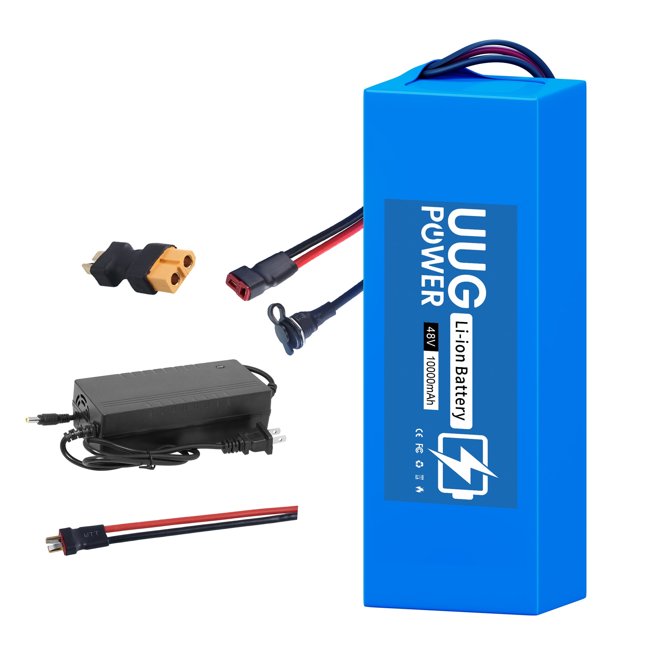 YXYHCOOL 48V 10Ah Ebike Battery, 1000W Lithium Battery with