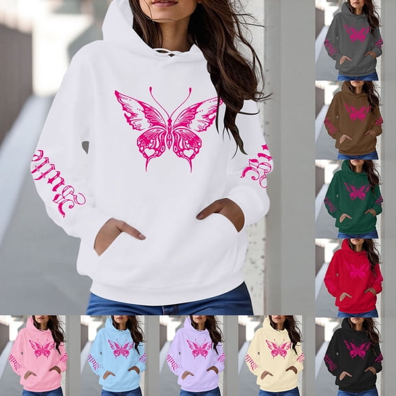 Hpapadks Oversized Hoodies for Women Women's Grandma Blessing Graphic Hoodie Casual Fall Top Women Sweatshirt