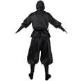 thumbnail image 4 of Japanese Black Ninja Costume For Men Halloween Disguise Carnival Party Costume, 4 of 5