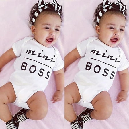 

Newborn Kids Clothes Baby Infant Boy Girl Cotton Bodysuit Romper Jumpsuit Outfit