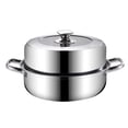 thumbnail image 1 of 1Pc Stainless Steel Steaming Pot Rustproof Home Stockpot Multipurpose Pot, 1 of 9