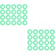 thumbnail image 1 of Clavos para tienda de campaña, accesorios para equipo de acampada, aros de silicona con visión nocturna y luminosos, 200 unidades, 1 of 6