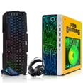 thumbnail image 1 of Restored HP G4 Gaming Desktop Computer PC Lambo Intel i5,16GB RAM,256GB SSD OS + 2x500GB HDD,GT 730 Graphics,RGB KBM with AI Copilot,WiFi,RGB Headphone,Windows 11, 1 of 8