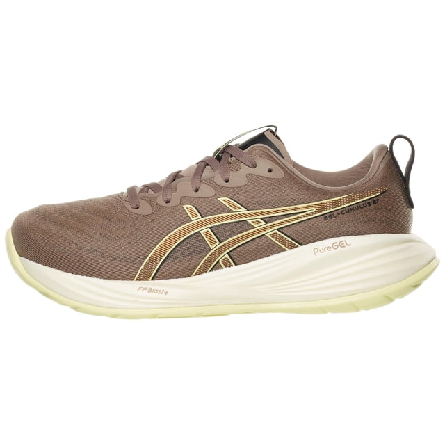 Zapatillas para correr ASICS Gel-Cumulus 27 para hombre talla 12.5 color gris topo/negro