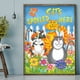 thumbnail image 3 of Cuadros Decorativos Tres gatos 5D DIY Diamond Painting Kits Resina Ronda completa Likrtyny embutido en tela, 3 of 9