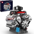 thumbnail image 1 of Kit de maquetas de motor Mould King 10171 V8 con motor para adultos y niños, 1 of 6
