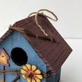 thumbnail image 4 of Casa de pájaros decorativa colgante, decoración de jardín y hecha para pájaros salvajes, colibrí, Cardinal, Pinzón, Bluebird Azul DYNWAVEMX casas de aves, 4 of 5