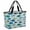 White Light Blue, variant on Pink Fishes Beach Bag for Women, Large Breathable Mesh Beach Tote Bag, Cartoon Coastal Ocean Fish Striped Sandproof Lightweight Travel Bags for Vacation Picnic Swimming Pool 15.7"x15.7"x9.1"