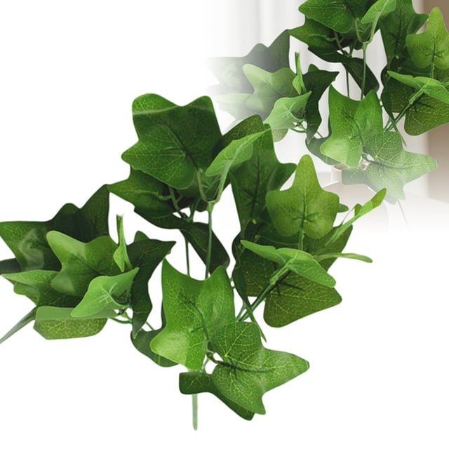 Hojas de paz: decoración de pared con vegetación para exteriores, arreglo decorativo con hojas verdes