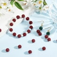 thumbnail image 3 of 100 Pcs Perles en Strass Rouge Foncé 10mm Perles en Argile Pavé Boule Disco Rondes Perles en Argile pour Fabrication de Bijoux Collier Bracelet Décoration de Fête, 3 of 9