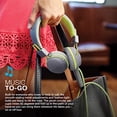 thumbnail image 4 of Auriculares supraaurales con cable JLab Neon, grafito/lima, ligeros como una pluma, cuero ecológico ultrasuave, controladores de 40 mm, garantizados de por vida, 4 of 5