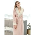 thumbnail image 4 of Catlerio Men's Big & Tall Cotton Robe-Lightweight Luxury Long Bathrobe w/Shawl Collar, 4 of 5