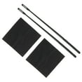 thumbnail image 2 of 4pcs Flute Cleaning Rod Cleaning Cloth Piccolo Cleaning Supplies (Black), 2 of 7