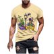 thumbnail image 1 of Camisetas de Manga Corta para Hombre Imprimir Deportes de Manga Corta Cuello Redondo Blusa Algodón Poliéster, Nueva Moda Casual Camiseta para Hombres, 1 of 1