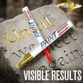 thumbnail image 5 of Stone Tablet Touch-Up Pen,Paint Markers for Tombstone Repair,Weatherproof Stone Engraving Pen,Paint Marker Pens for Metal,Wood,Fabric,Plastic,Rock Painting,Stone,Canvas,Glass,3ml(Orange), 5 of 9