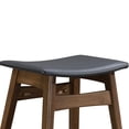 thumbnail image 3 of Coaster Mid-Century Modern Bar Stool, Walnut Finish, 3 of 6