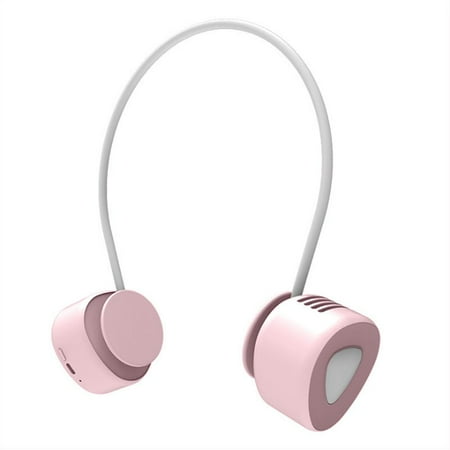 

Neck Fan 1600mAh Portable Personal Mini Neckband Fan Battery Operated Fan Lasts 10 Hours USB Rechargeable Hanging Fan for Home Travel Outdoor