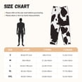 thumbnail image 4 of Lsque Cow Skin 2 Print Women's Pajama Pants, Lounge Pant - Comfortable Home Wear,Elastic Waistband, Stylish Design-XX-Large, 4 of 9