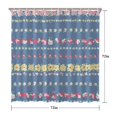 thumbnail image 5 of Pioneer Flower Floral Print Pattern Shower Curtain 72"x72" ,Bathroom Decorative Shower Curtains Set with 12 Hooks,Modern Waterproof Washable Shower Curtain, 5 of 6