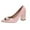 Pink High Heels Shoes for Women, variant on High Heels Shoes for Women Trendy Non-Slip Block High Heel Pu Fall Shoes Soft High Heels Shoes Closed-Toe Sandals Shoes Pointed Toe Buckle Pointed Toe Moisture-Wicking Elegant Shoes Beige 41