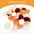 thumbnail image 6 of Elegant Artificial Silk Rose Petals - Fall Wedding Decor for Flower Girl, Aisle Runner, Bridal Shower Table Scatter, Baby Shower & Romantic Events (300 Sheets) Orange, 6 of 9