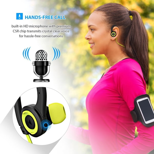 Sports Wireless Headset for iPhone 11/Pro/Max - Earphones With Mic Neckband Headphones Earbuds Hi-Fi Sound O1G