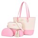 thumbnail image 1 of Bolso de mano para mujer, bolso de hombro, grande, de piel, juego de 3, 1 of 5