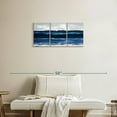 thumbnail image 2 of Elephant Stock Beach Summer Surf Wall Art - Horizontal Multi Panel Canvas - Living Room Wall Decor - Beach Multi Panel - Blue And Decor By Sally Swatland - 32" x 15", 2 of 4